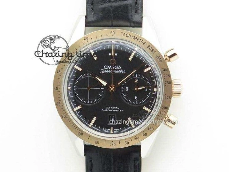 0427 Planet Ocean 45mm GMT DLC JHF Best Edition Black Dial On Rubber Strap A Durable 8194